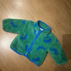 Stella McCartney Kids Green and Blue Fleece Jacket